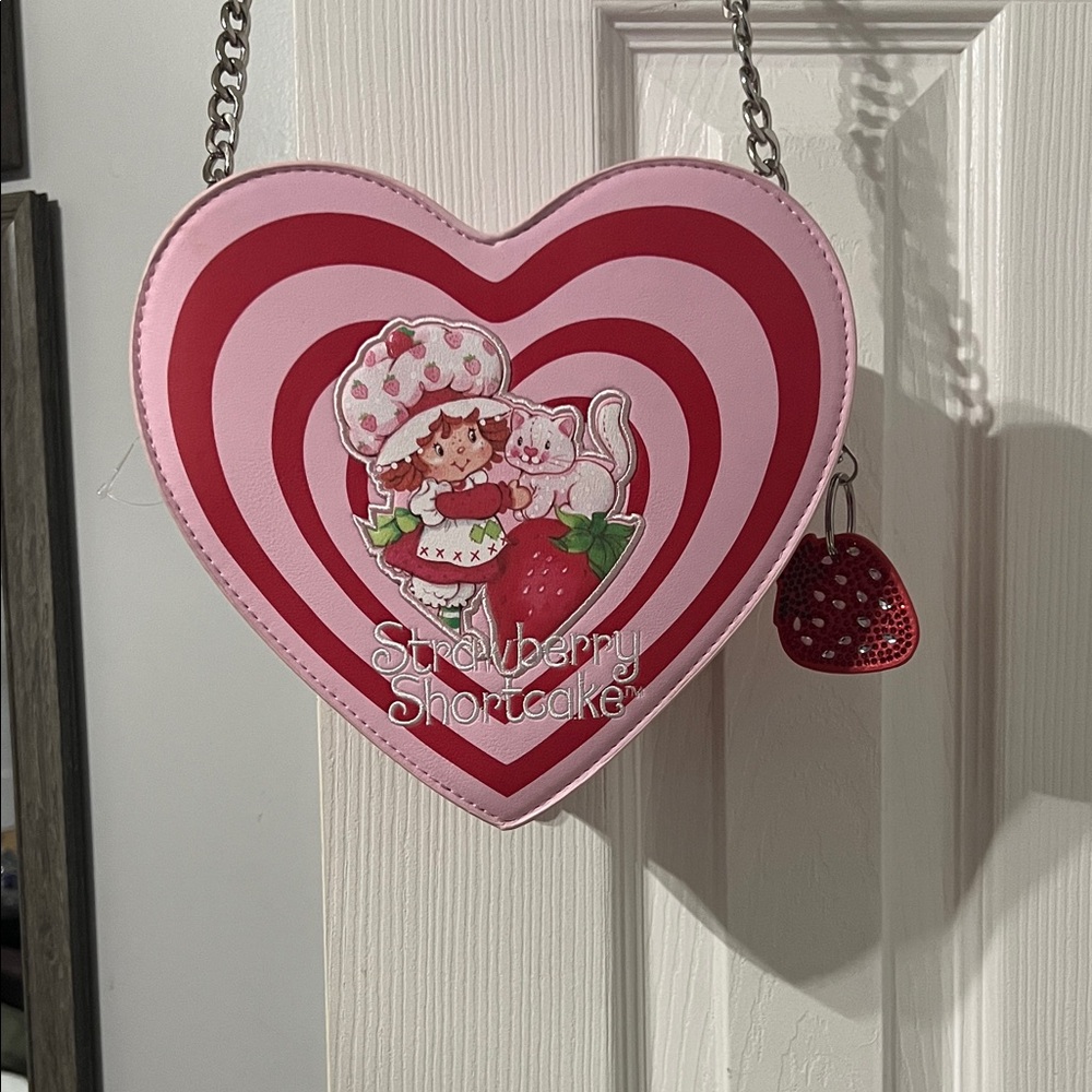 Strawberry Shortcake Heart-Shaped Bag